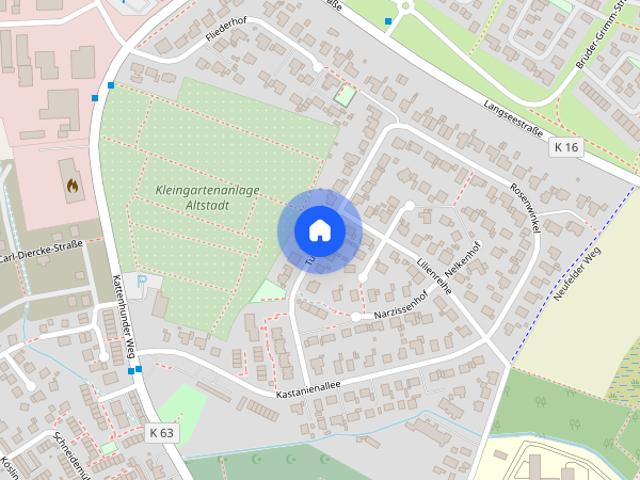 2 ZImmerwohnung im Erdgeschoss