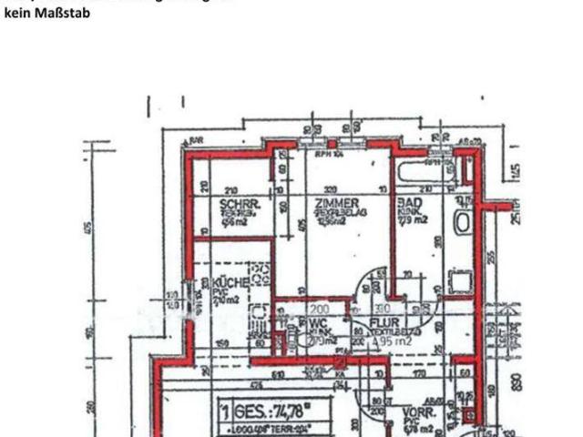 2 Zimmerwohnung im Erdgeschoss mit Loggia