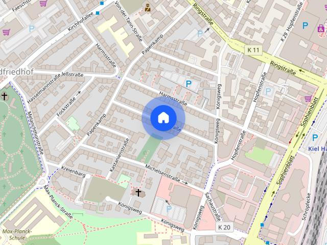 2 Zimmerwohnung in der Harriesstr. 5 in Kiel zu vermieten! Otto Stöben GmbH Kiel