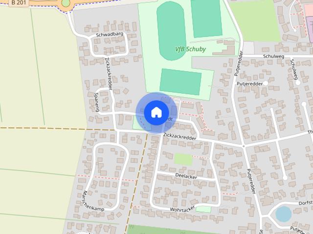 2 Zimmerwohnung in Schuby