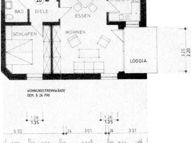 2 Zimmerwohnung in Warendorf