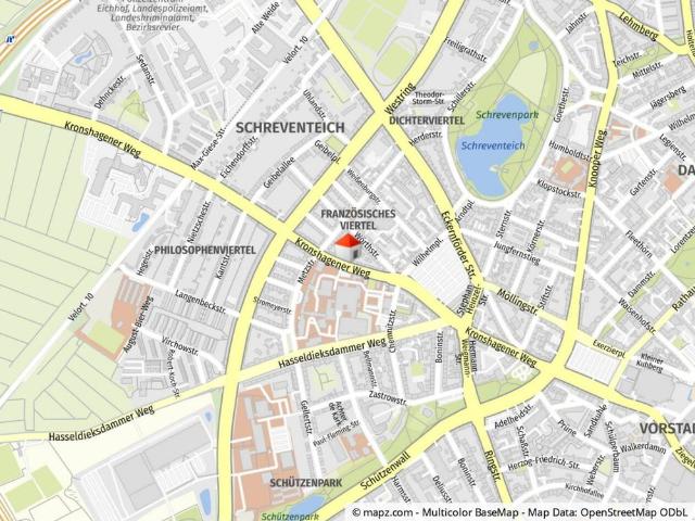 2 Zimmerwohnung mit Balkon im Kronshagener Weg 26 in Kiel zu vermieten Otto Stöben GmbH