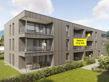2 Zimmerwohnung mit Dachterrasse | A08