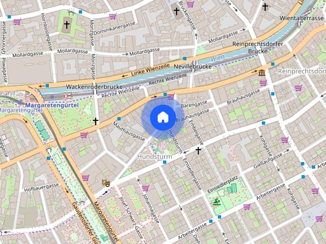 2 ZIMMERWOHNUNG MIT SEPARATE KÜCHE NÄHE PILGRAMGASSE! Schönbrunner Straße 94/35