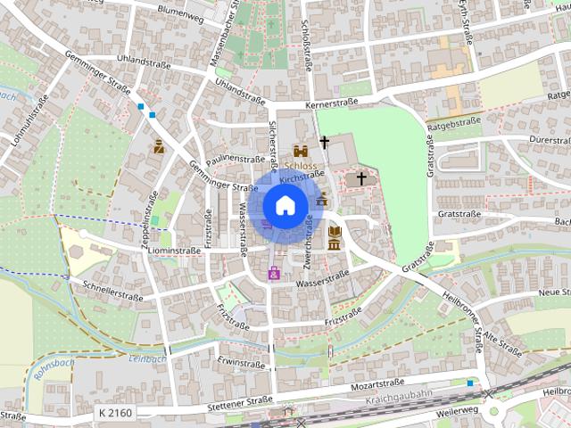 2 Zimmerwohnung mit Wintergarten/Balkon, Einbauküche und TG Stellplatz in 74193 Schwaigern!