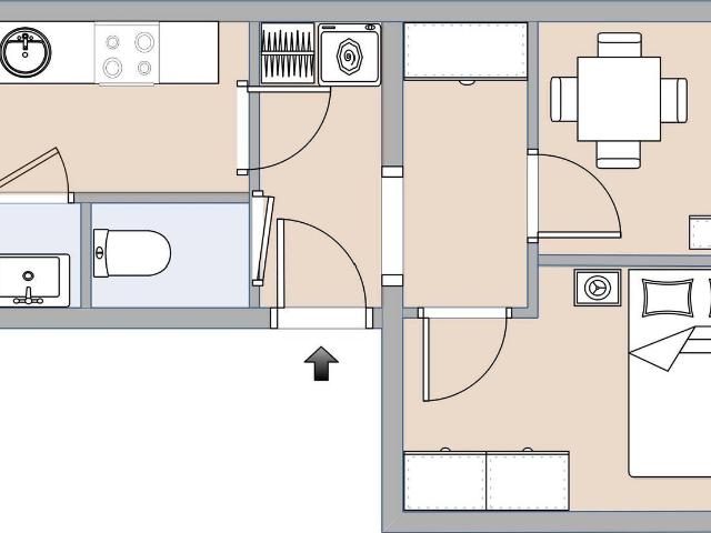 2 Zimmerwohnung saniert 12/2020 in traumhafter Lage