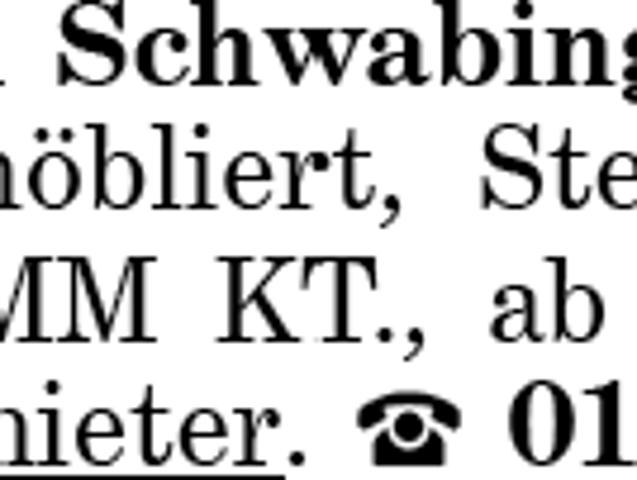 2 ZKB Whg. in Schwabing