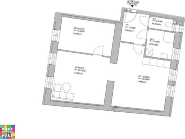 2 1/2 Zimmerwohnung Unbefristeter Mietvertrag