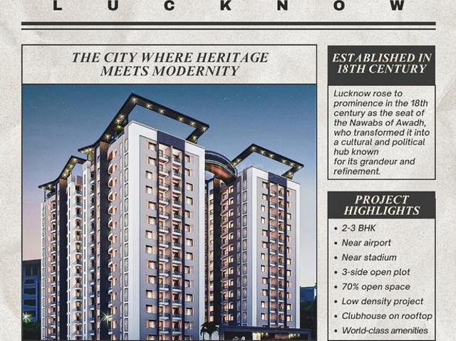 2.5 BHK Apartment in Vrindavan Yojana for resale Lucknow. The reference number is 18406028