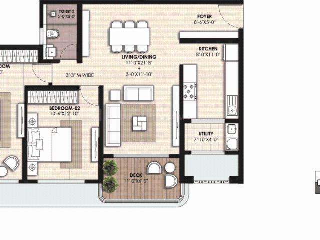 2.5 BHK Apartment in Hinjawadi for resale Pune. The reference number is 20294200