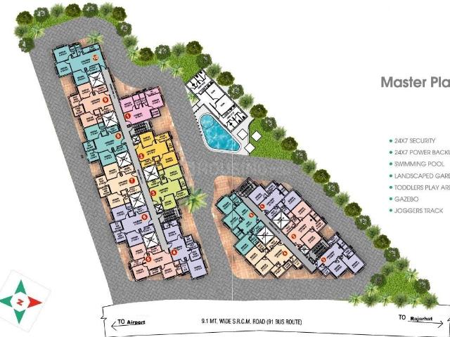 2.5 BHK Apartment in Rajarhat for resale Kolkata. The reference number is 21322929