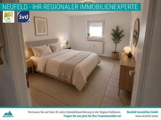 2,5 Zi. Wohnung mit 5% Anfangsrendite in Heilbronn zu verkaufen !