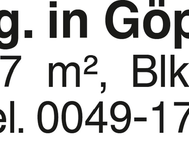 2,5 Zi. Whg. in Göpp. zu verk