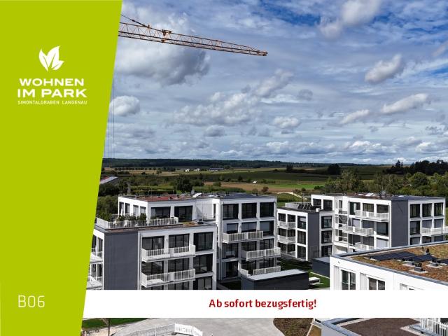 2,5 ZIMMER ETW IM 1. OG MIT BALKON WOHNEN IM PARK IN LANGENAU B06