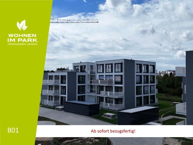 2,5 ZIMMER ETW MIT GARTENANTEIL WOHNEN IM PARK IN LANGENAU B01