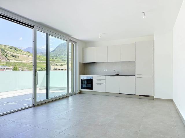 2,5 Zimmer Penthouse mit Terrasse zur Miete in Uvrier