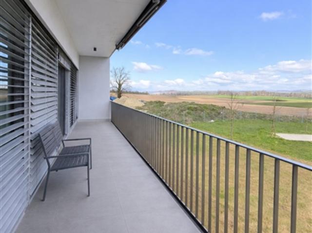 2,5 Zimmer Wohnung für den Yield, Balkon mit offener Aussicht Allens VD bei Cossonay