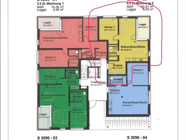 2.5 Zimmer Wohnung im Erdgeschoss in Huttwil zu vermieten