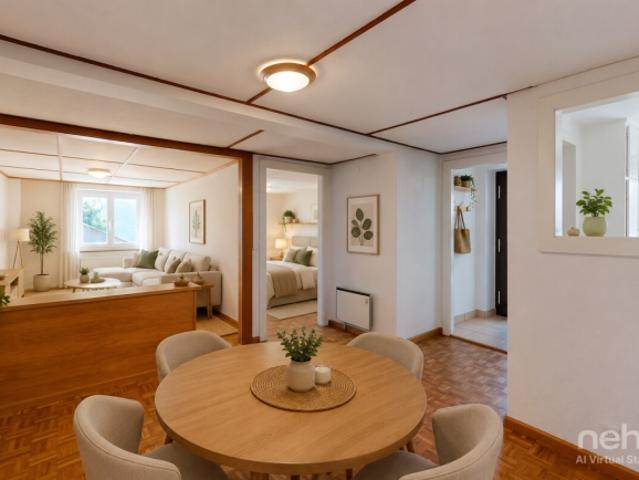 2,5 Zimmer Wohnung in Erde Absolute Ruhe und großes Potenzial