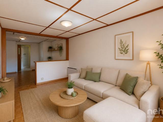 2,5 Zimmer Wohnung in Erde? Absolute Ruhe und großes Potenzial