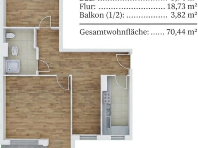 2,5 Zimmer Wohnung mit Balkon in Neustadt – ab Dezember 2026