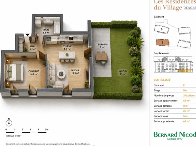 2,5 Zimmer Wohnung mit Garten