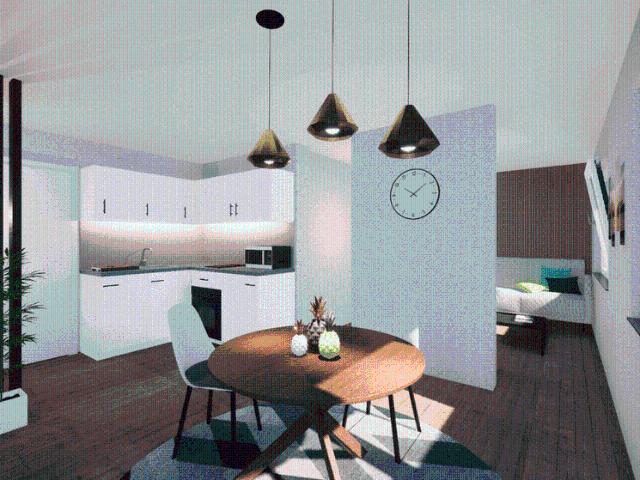 2.5 Zimmer, 44 m², 1. Stock