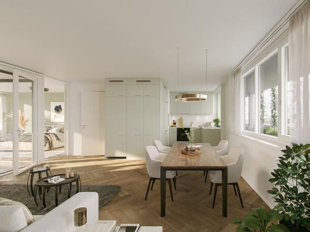 2.5 Zimmer, 46 m², 3. Stock