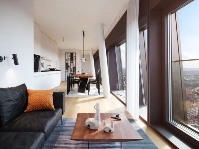 2.5 Zimmer, 49 m², 28. Stock