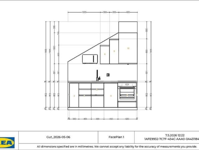 2.5 Zimmer, 55 m², 3. Stock