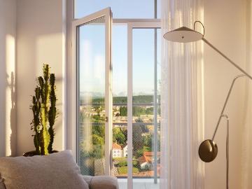 2.5 Zimmer, 56 m², 8. Stock