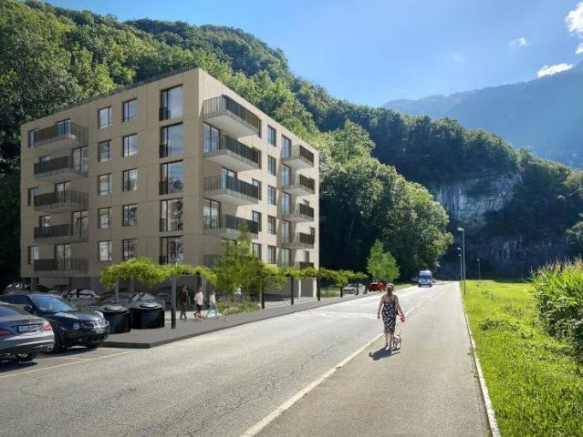 2.5 Zimmer, 57 m², 4. Stock
