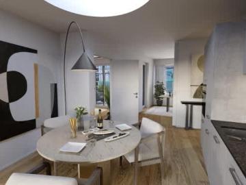2.5 Zimmer, 57 m², 6. Stock