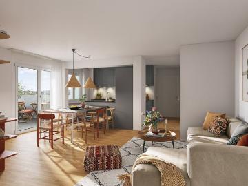 2.5 Zimmer, 52 m², 1. Stock