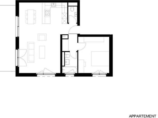 2.5 Zimmer, 64 m², EG