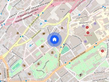 Bürglistrasse, Sankt Gallen - Parkplatz