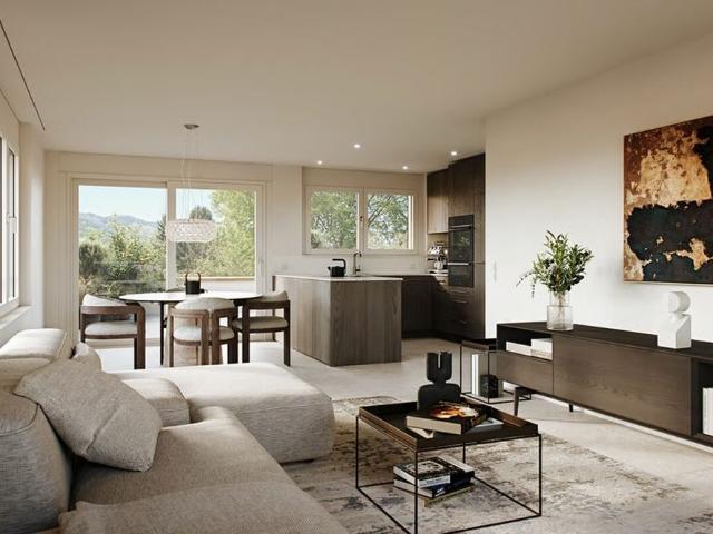 2.5 Zimmer, 65 m², 3. Stock