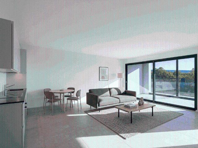 2.5 Zimmer, 65 m², 2. Stock