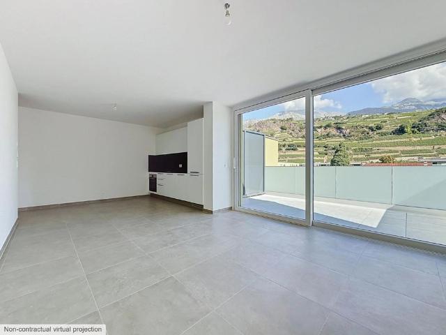 2.5 Zimmer, 60 m², 2. Stock