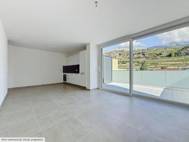 2.5 Zimmer, 60 m², 2. Stock