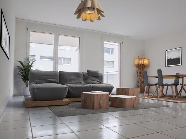 2.5 Zimmer, 61 m², 1. Stock