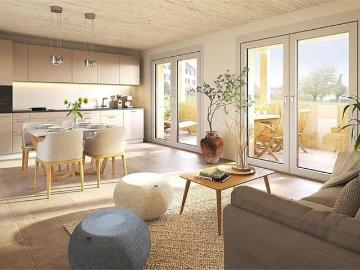 2.5 Zimmer, 61 m², EG