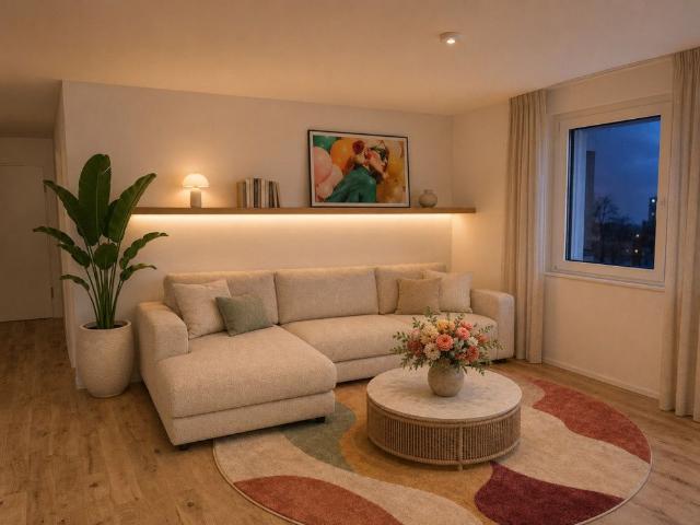 2.5 Zimmer, 63 m², 3. Stock