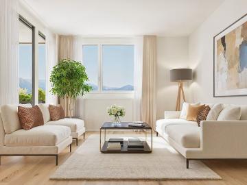 2.5 Zimmer, 63 m², 3. Stock