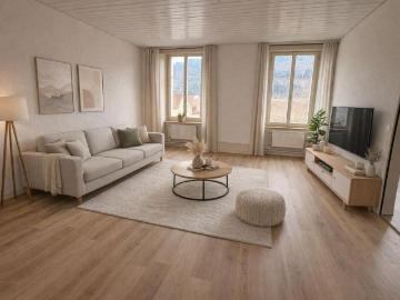 2.5 Zimmer, 63 m², 1. Stock