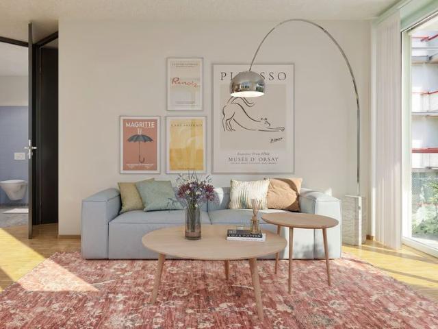 2.5 Zimmer, 79 m², 1. Stock