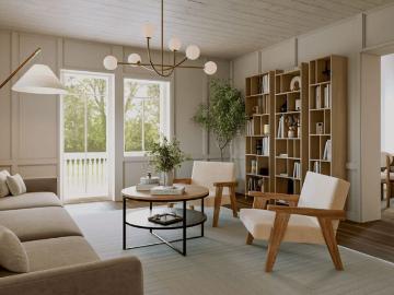 2.5 Zimmer, 72 m², 2. Stock