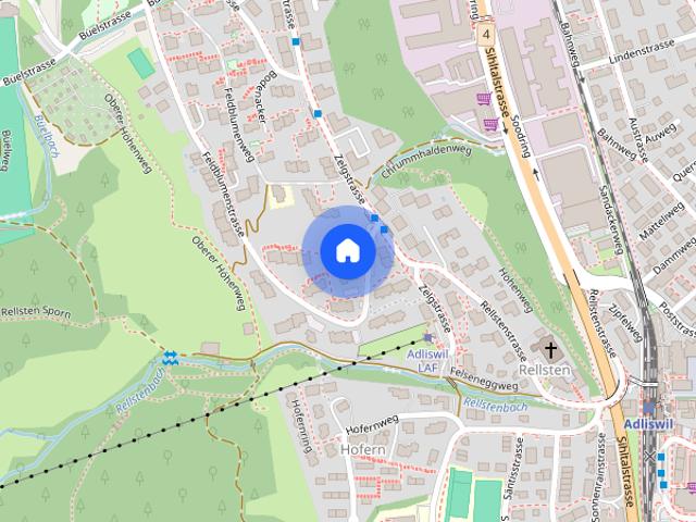 2.5 Zimmer, 95 m², 1. Stock