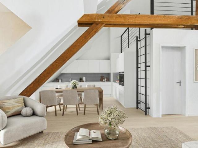2.5 Zimmer, 90 m², 3. Stock