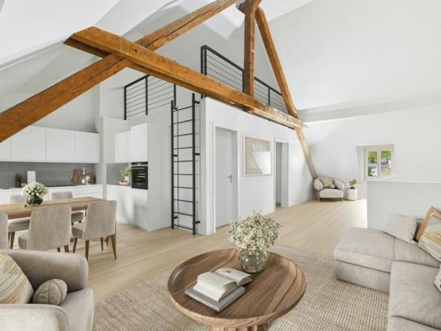 2.5 Zimmer, 90 m², 3. Stock